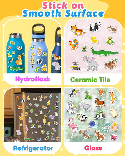 KiddoSpark Animal Sticker Book