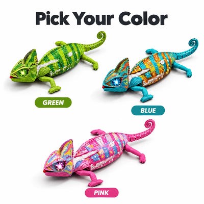 Green, blue and pink colors