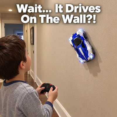 Wait, it drives on the wall