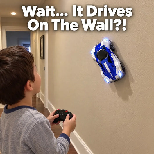 Wait, it drives on the wall
